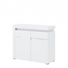 Kumode IRMA IM3, balts/balts glancēts/balts